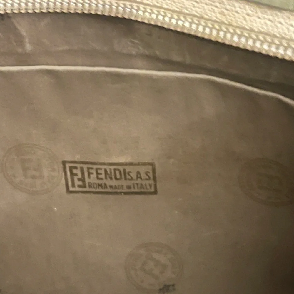 Fendi Coated Canvas Clutch